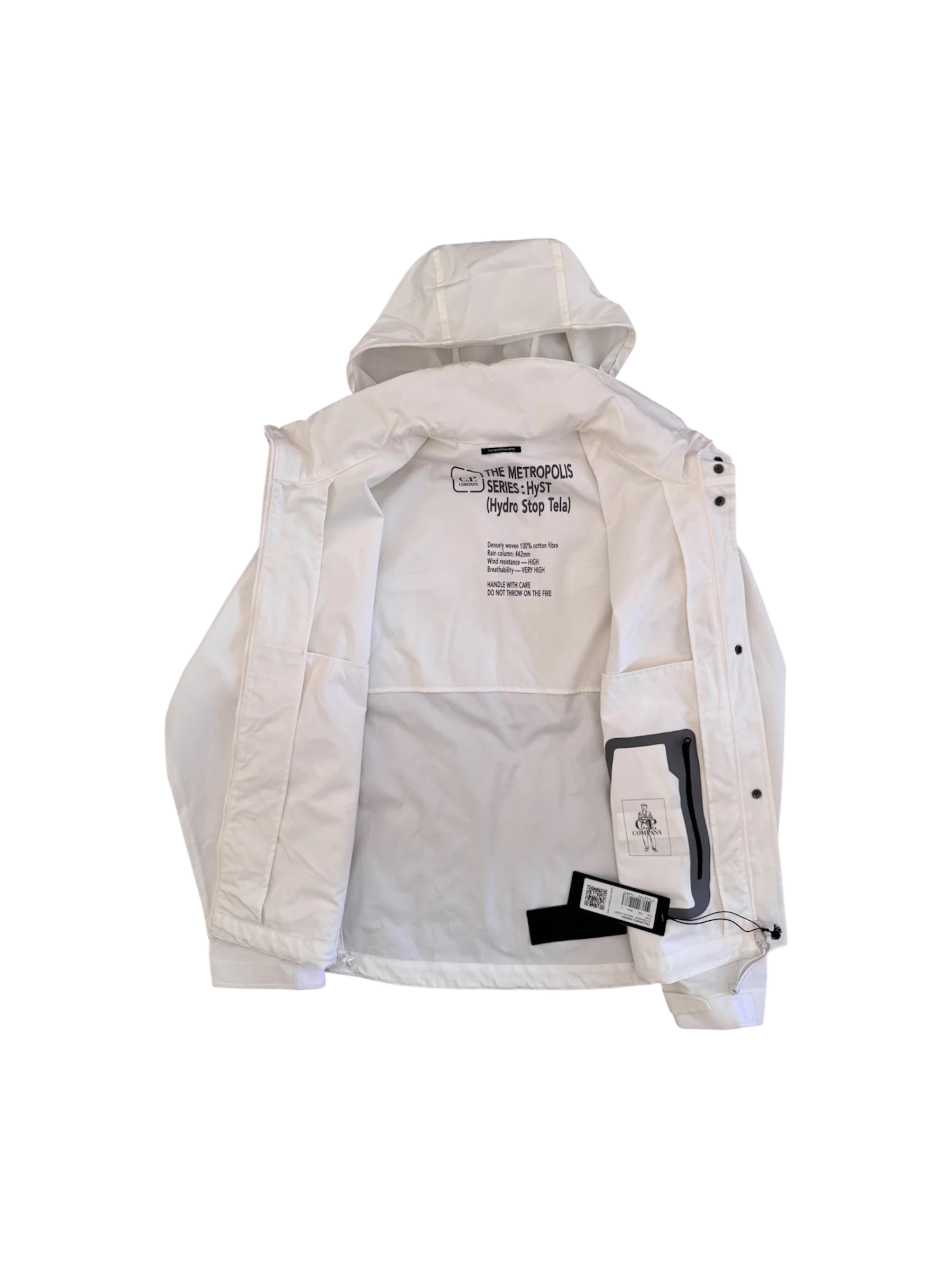 C.P. Company Metropolis White Jacket - Large - Image 2