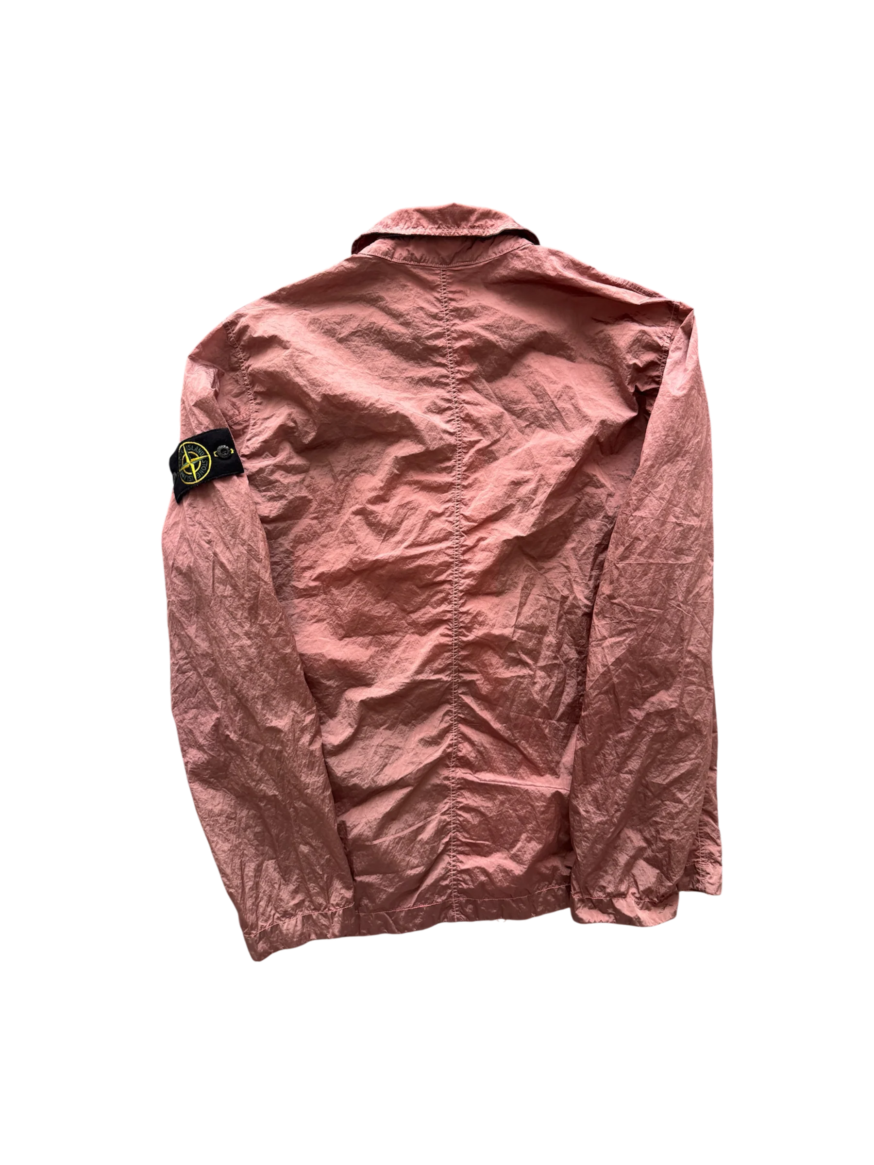 Stone Island 2023 Pink Nylon Metal Overshirt - Large - Image 4