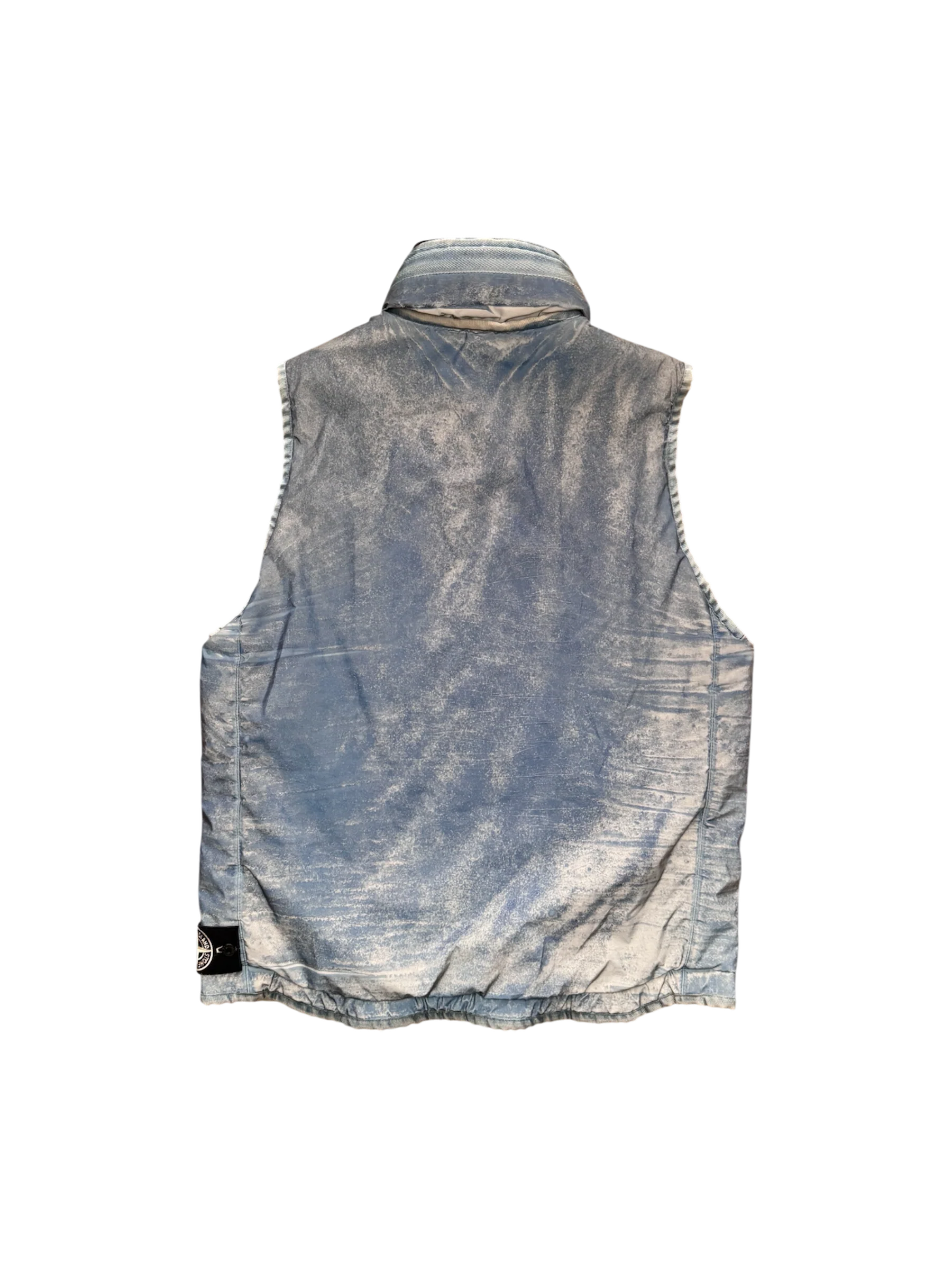 Stone Island Blue 'Liquid Reflective' Vest - XL - Image 2