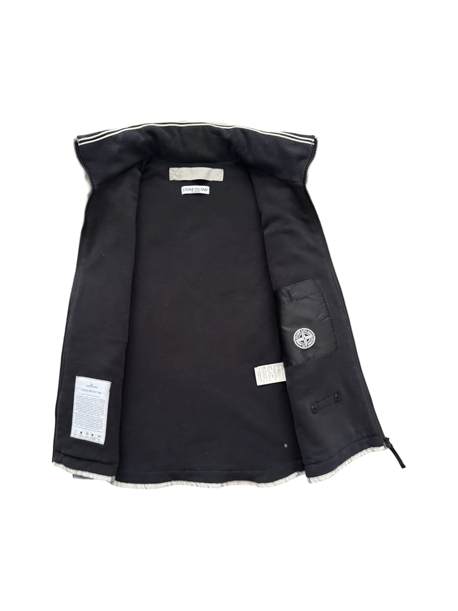 Stone Island Blue 'Liquid Reflective' Vest - XL - Image 3