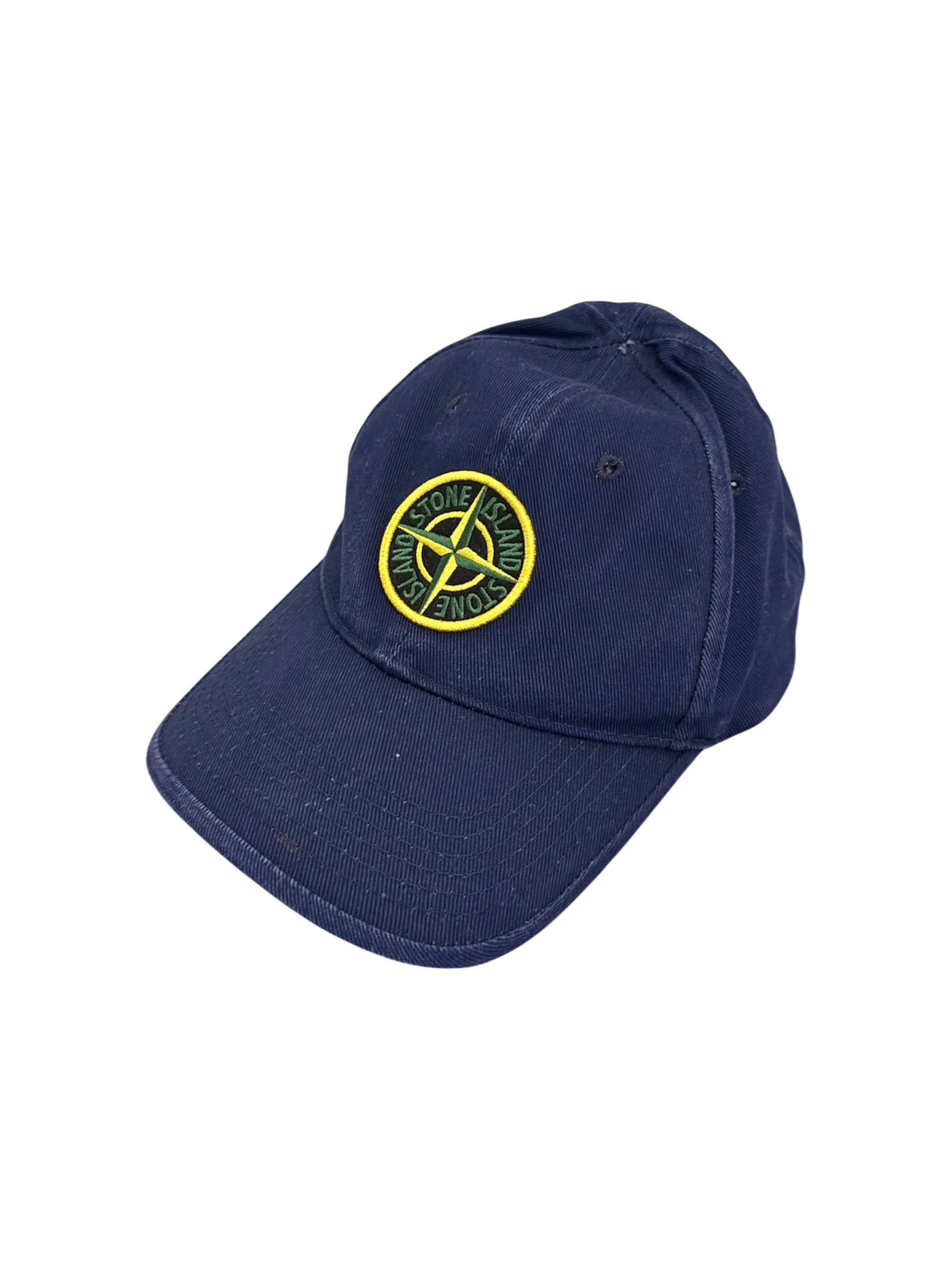 Stone Island Blue Logo Cap - Large