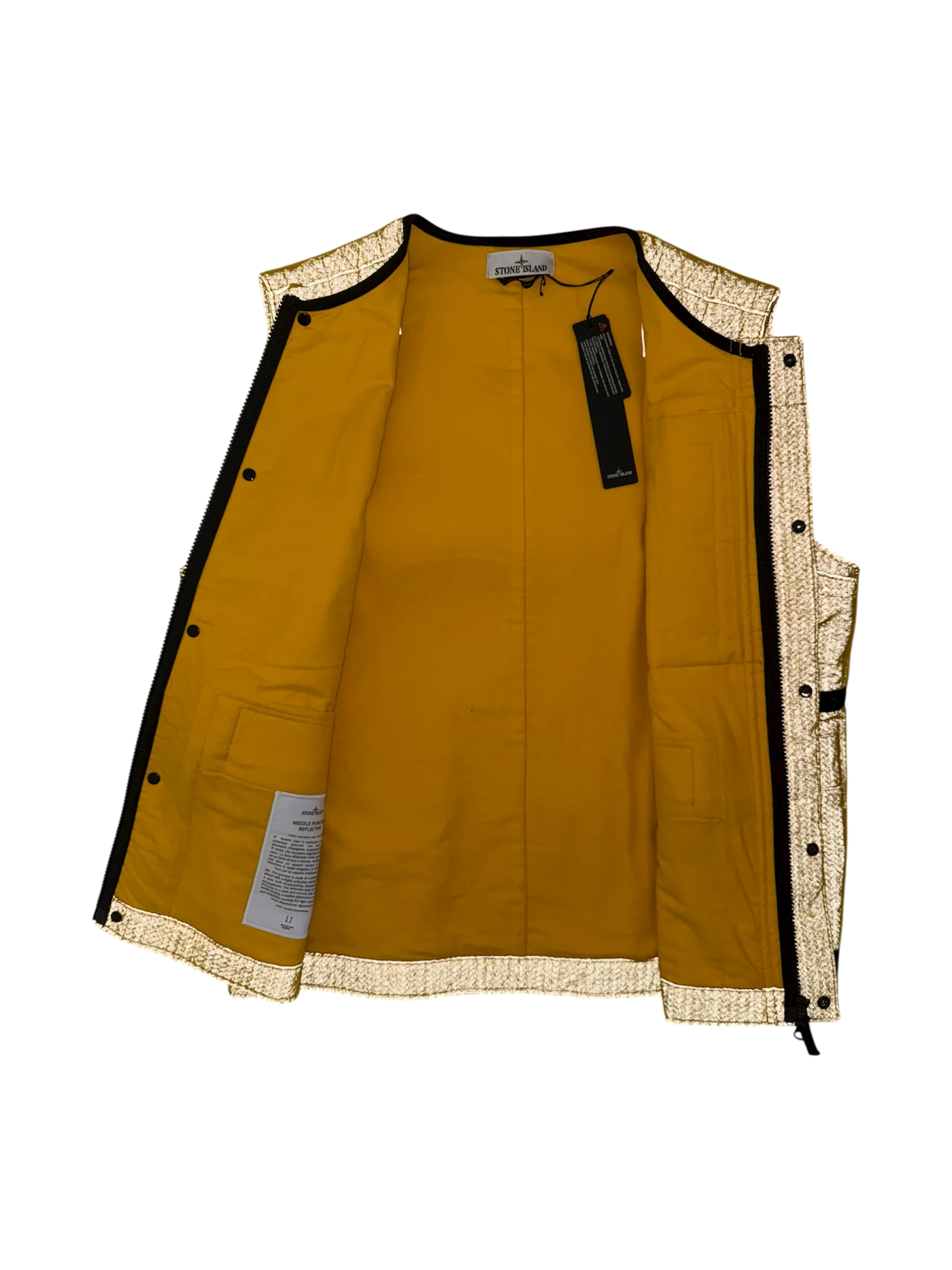 Stone Island 'Needle Punched Reflective' Vest - Medium - Image 3