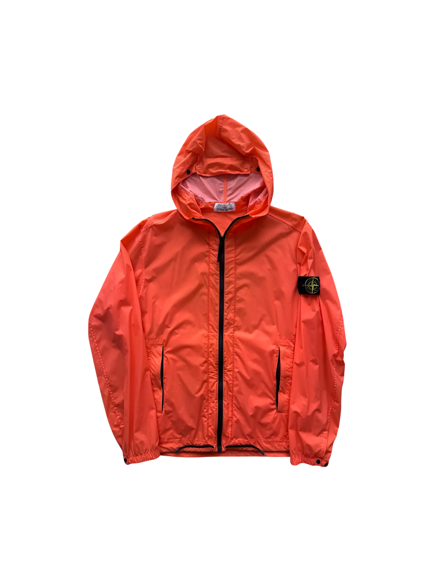 Stone Island Orange 'Skin Touch Nylon TC' Jacket - Medium