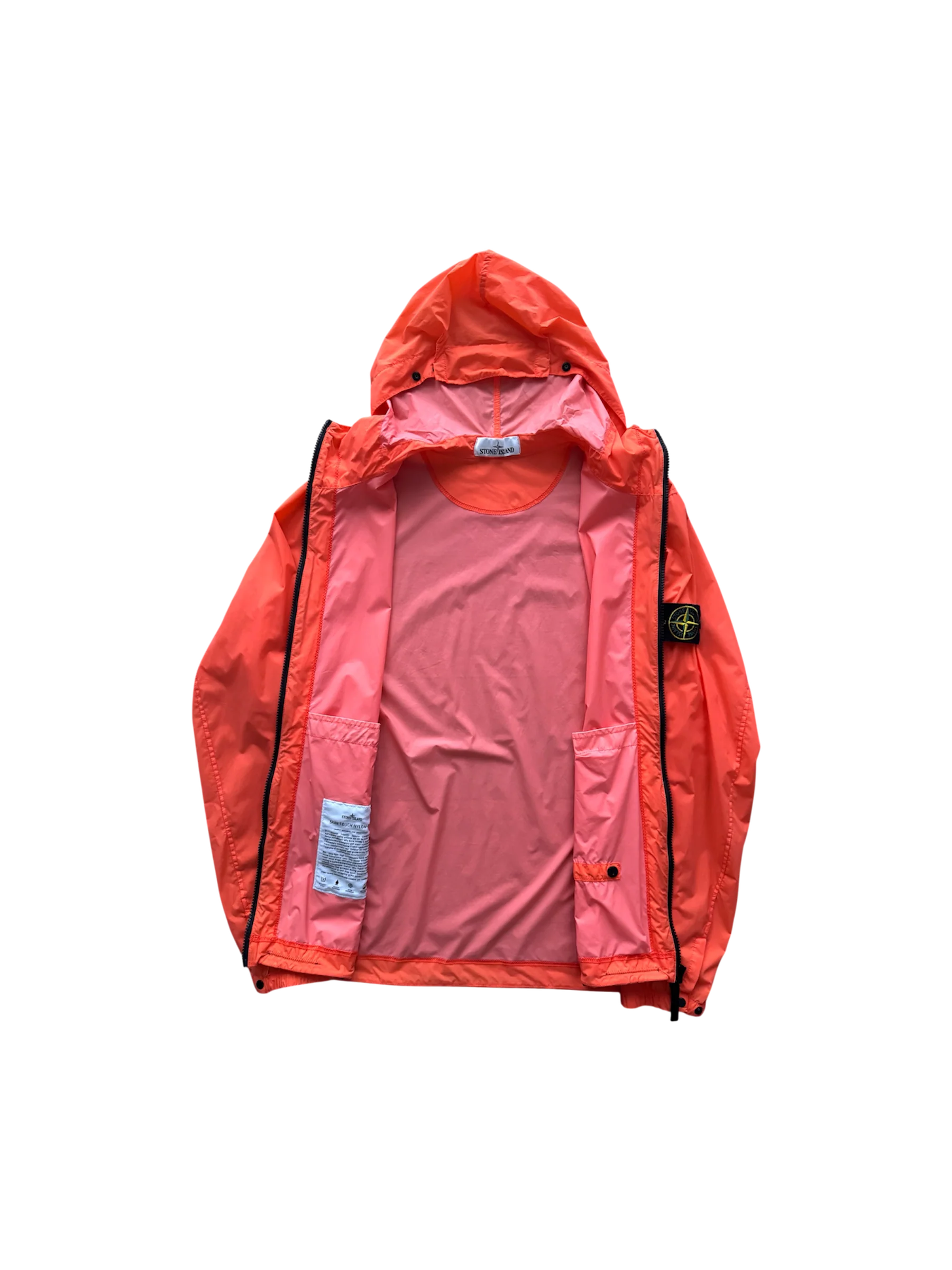 Stone Island Orange 'Skin Touch Nylon TC' Jacket - Medium - Image 2