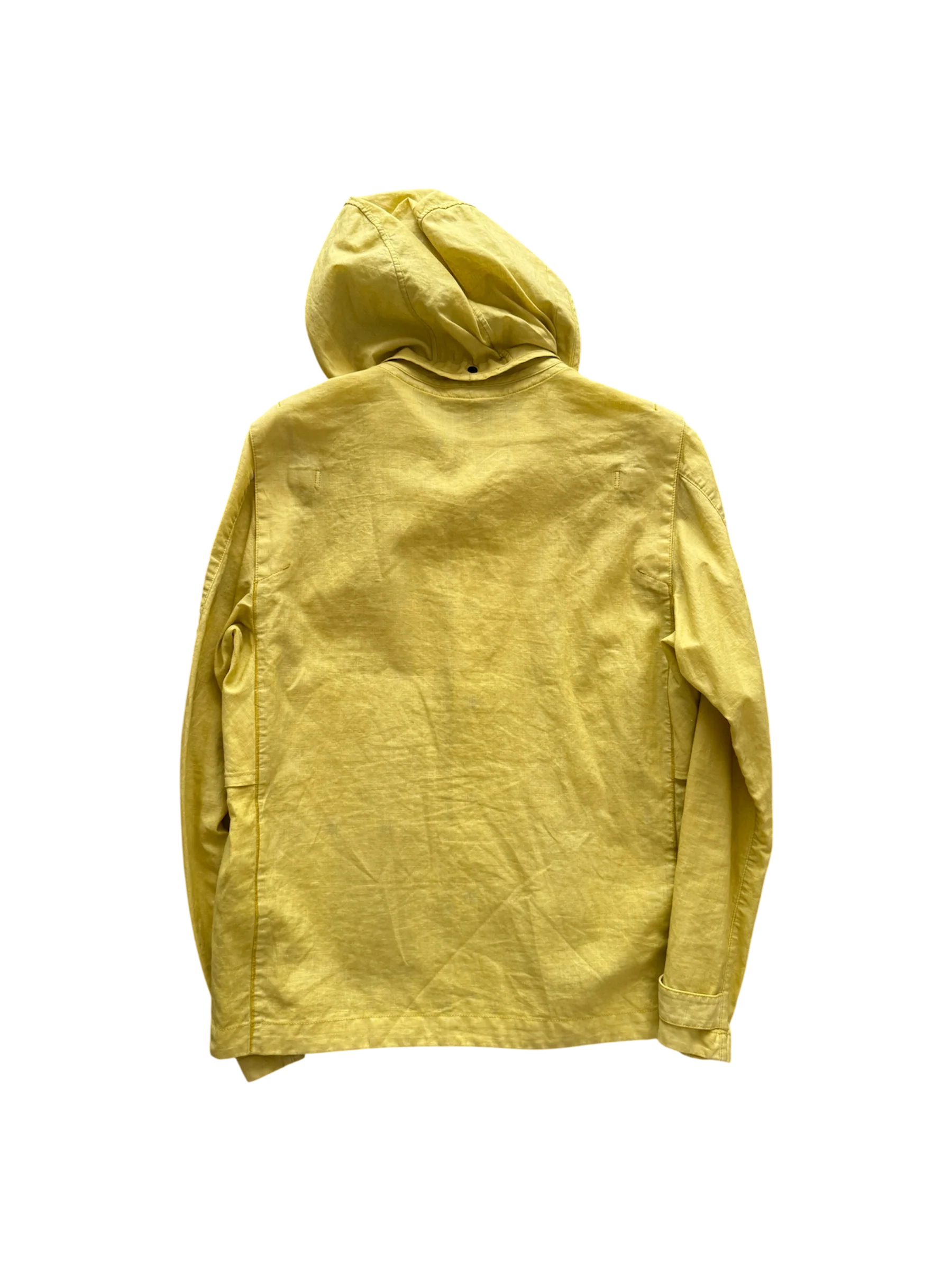 Stone Island Yellow 'Lino Resinato TC' Jacket - Medium - Image 3
